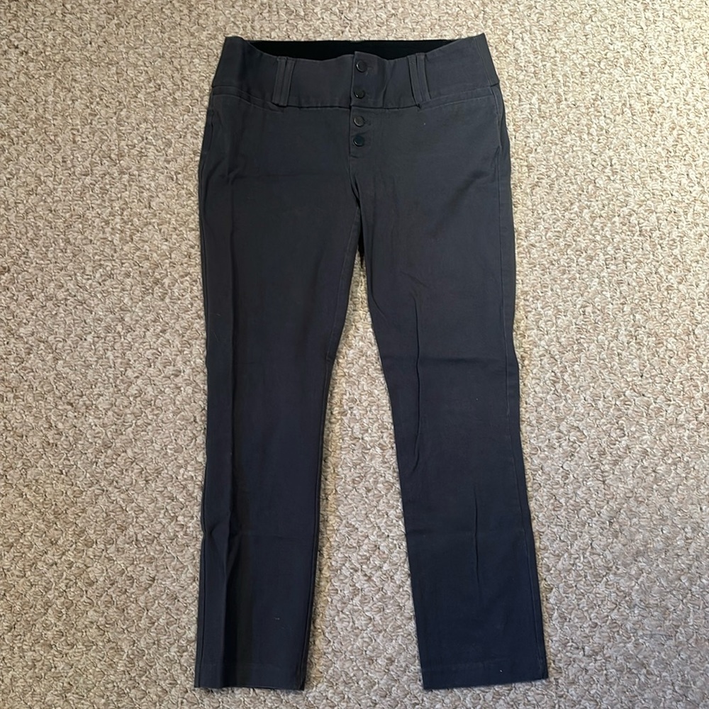 CANDIES Dark Grey Ankle Length Dress Pants size 7